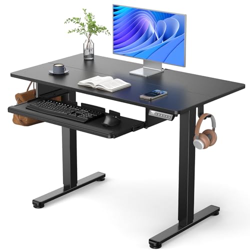 Standing Desk with Keyboard Tray