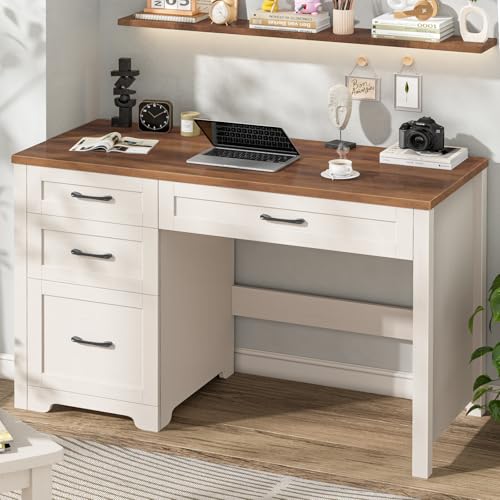 47-Inch Desk with Three Drawers